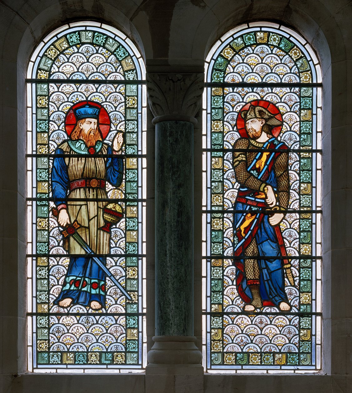 Hoarwithy, St Catherine, Belham & Co, Hugh Arthur Kennedy, Joshua & Ezekiel, c.1885 by Hugh Arthur Kennedy
