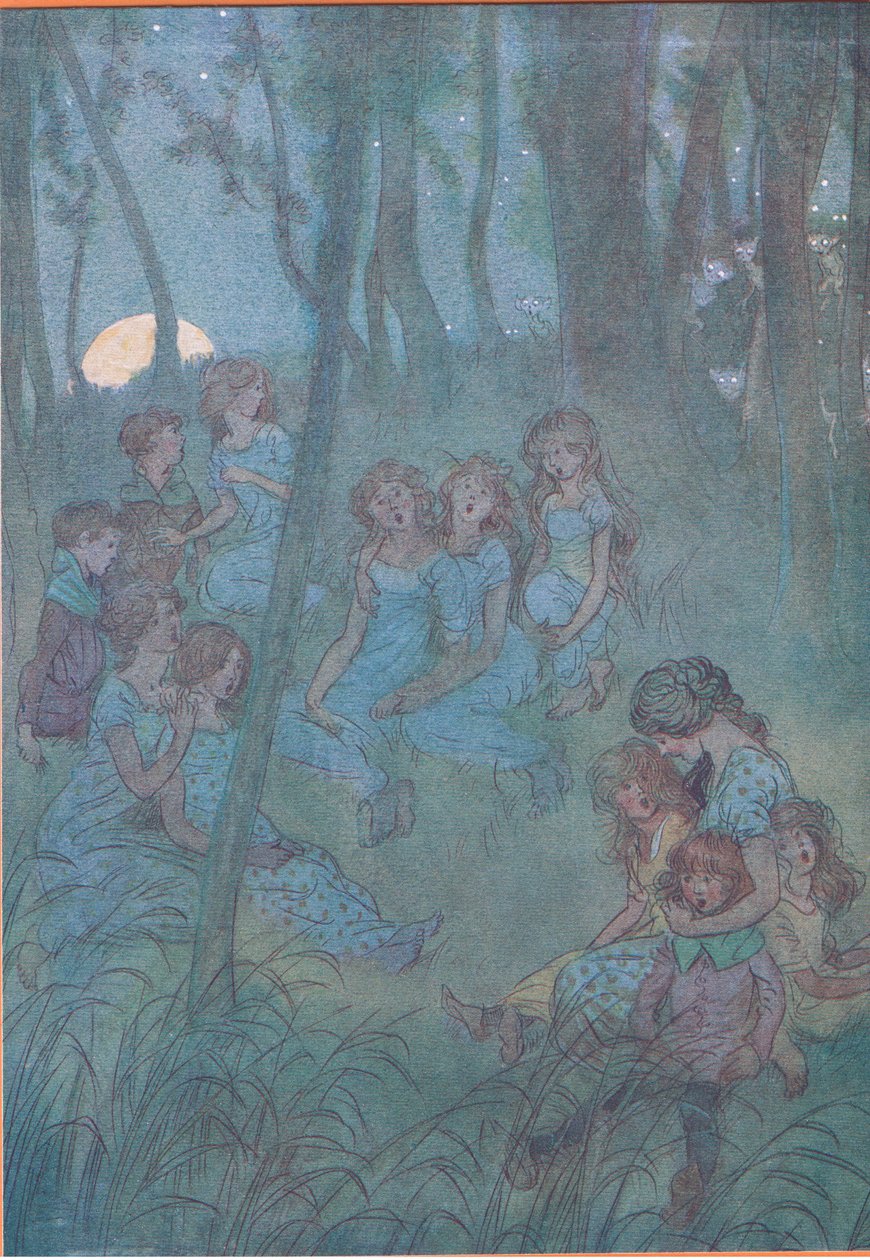 And Nightly Meadow Fairies, Look You Sing by Hugh Thomson