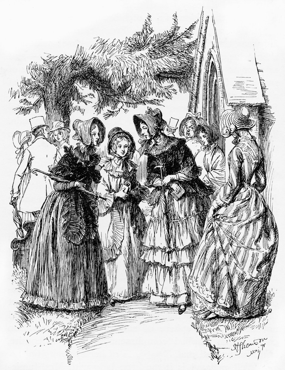 Cranford by Hugh Thomson