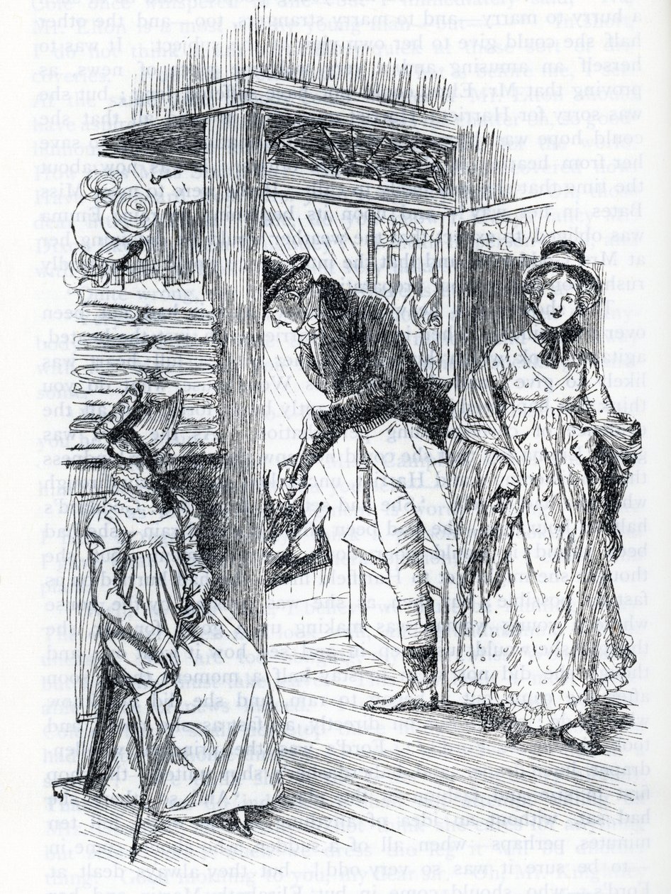 Emma Explains She is the One Who Arranged the Wedding of Miss Taylor and Mr Weston by Hugh Thomson