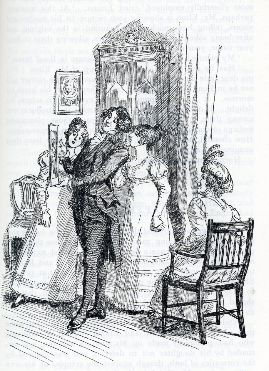 Illustration for "Emma" by Jane Austen by Hugh Thomson