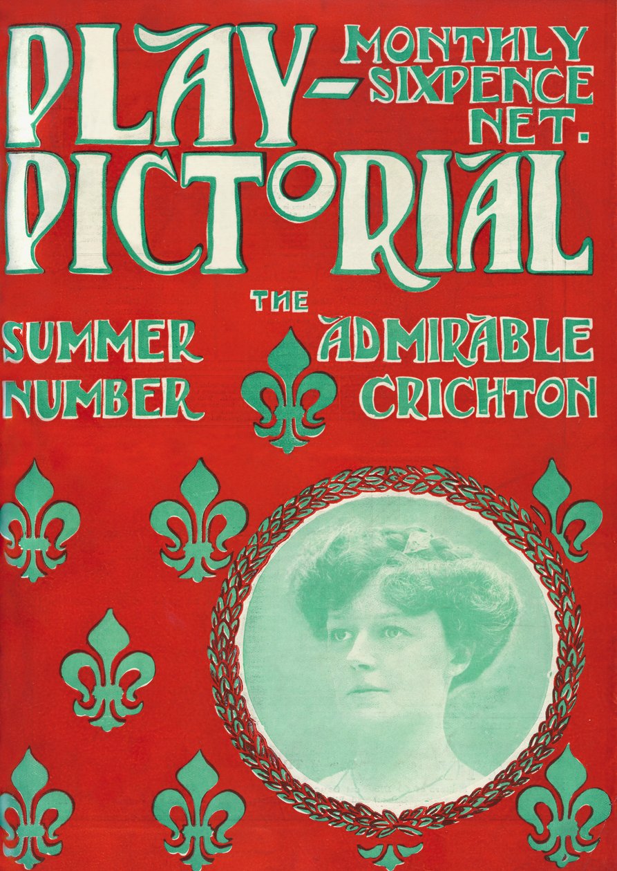 Play Pictorial Cover - The Admirable Crichton by Hugh Thomson