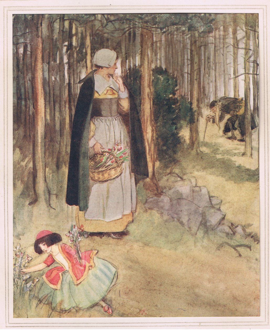 She Beheld the Old Physician in Quest of Roots and Herbs by Hugh Thomson