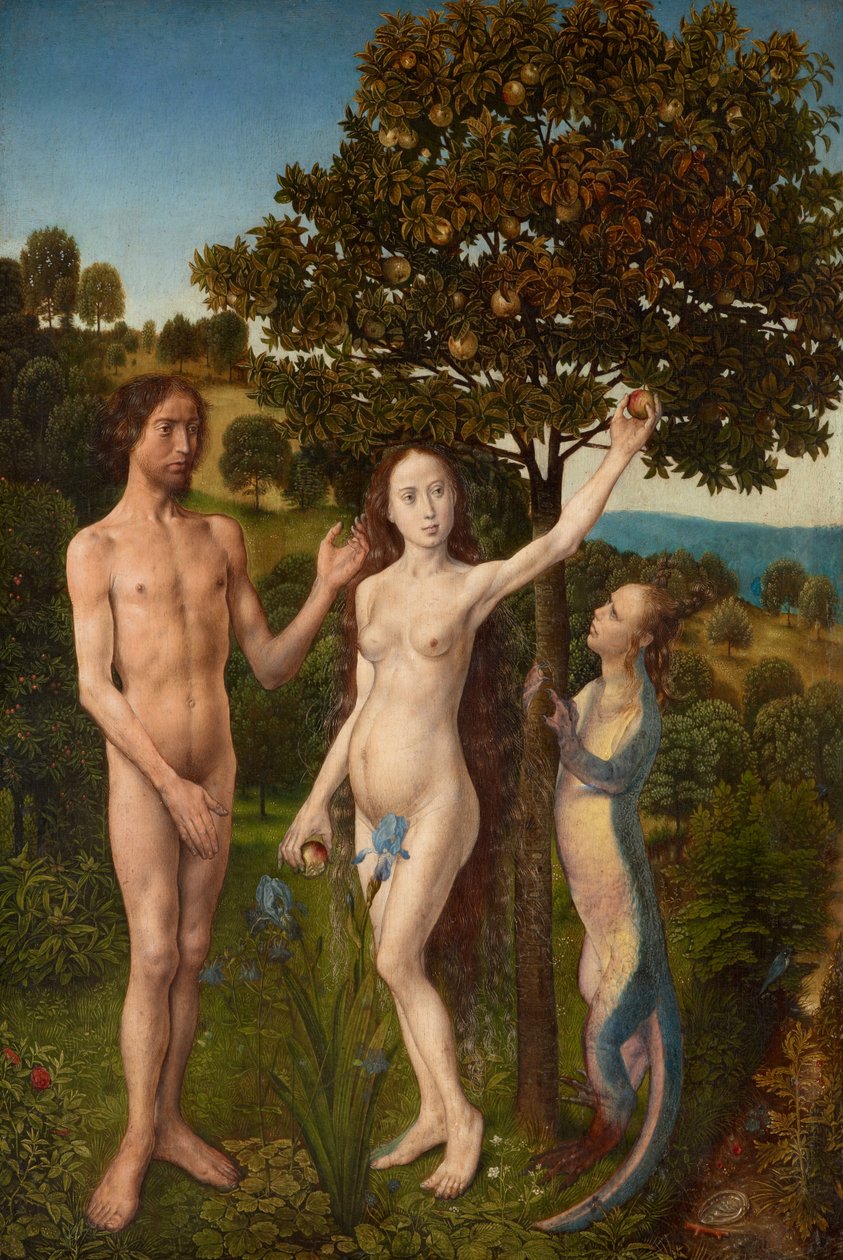The Fall of Man and The Lamentation by Hugo van der Goes