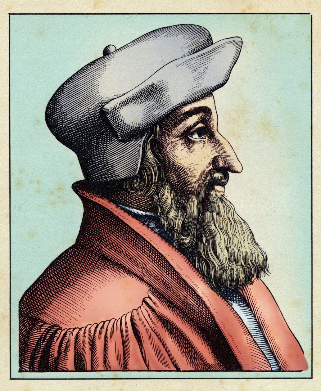 Jean Husschin called Oecolampadius - Giovanni Ecolampadio (1482-1531) by Hugo Bürkner
