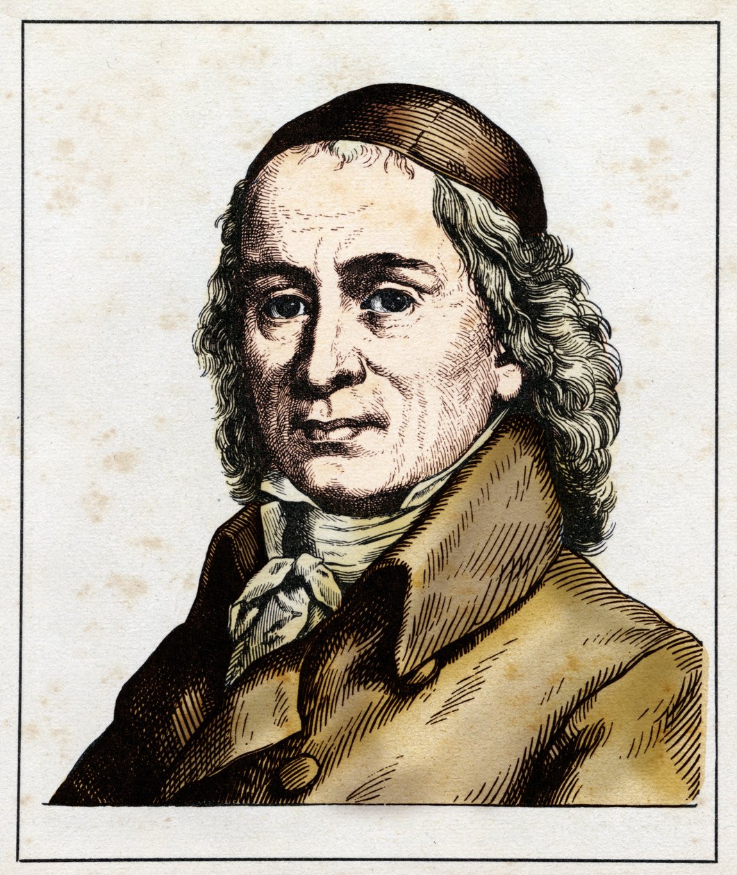 Portrait of German Theologian August Hermann Francke (1663-1727) by Hugo Bürkner