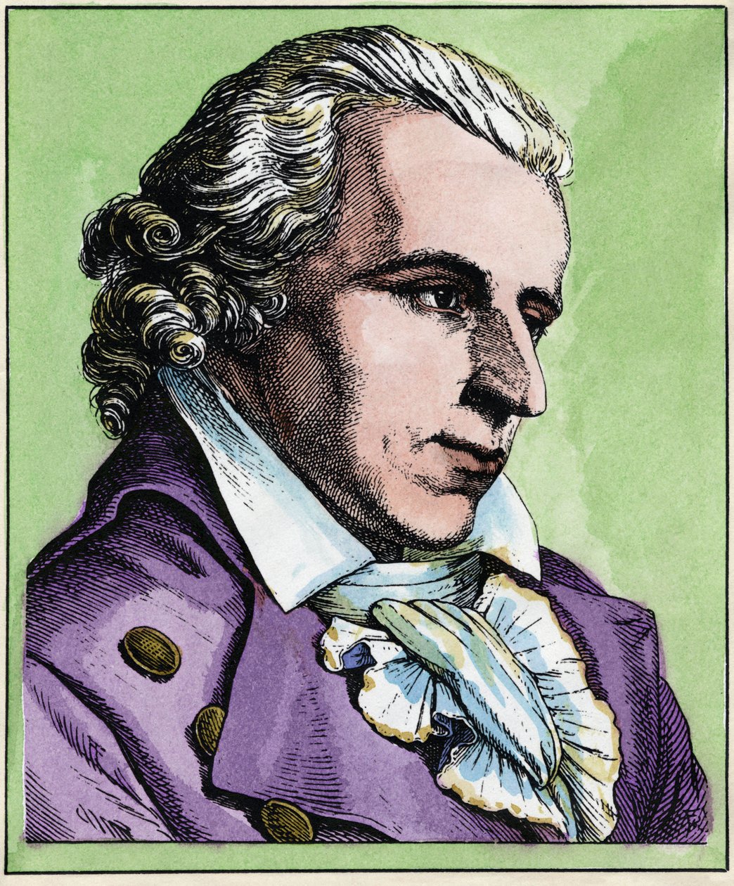 Portrait of the German Historian and Poet Friedrich von Schiller (1759-1805) by Hugo Bürkner