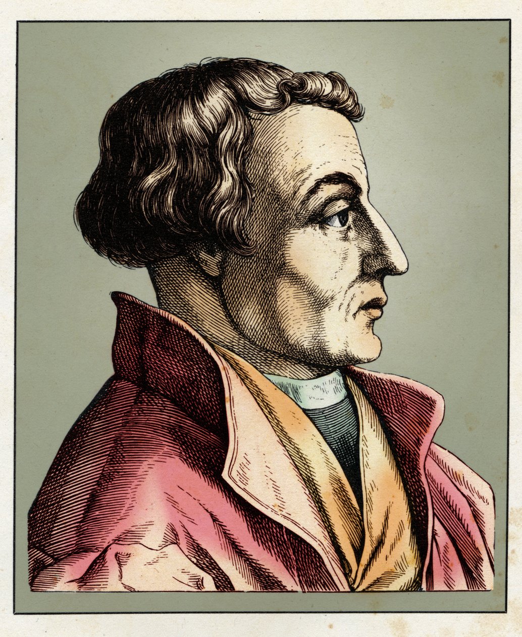 Portrait of German Reformer Theologian Martin Bucer (1491-1551) by Hugo Bürkner