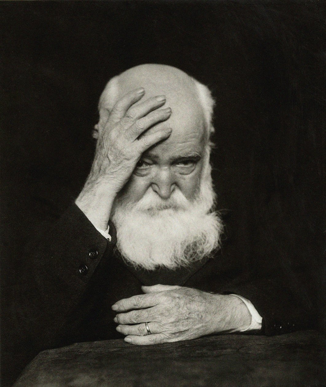 Portrait of the Artist Hans Thoma by Hugo Erfurth