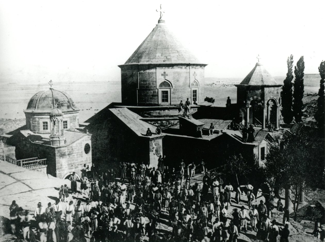 Pilgrimage at Tomarza Monastery, South East of Kayseri by Hugo Grothe