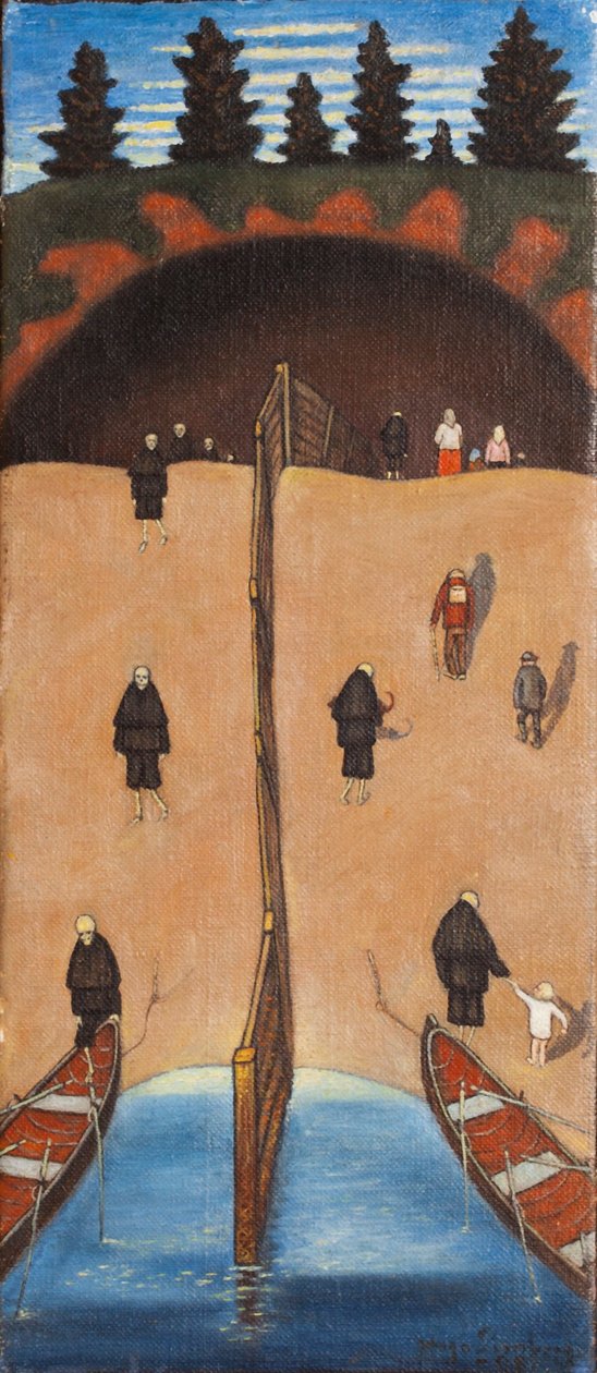 At the Gate of Tuonela by Hugo Simberg