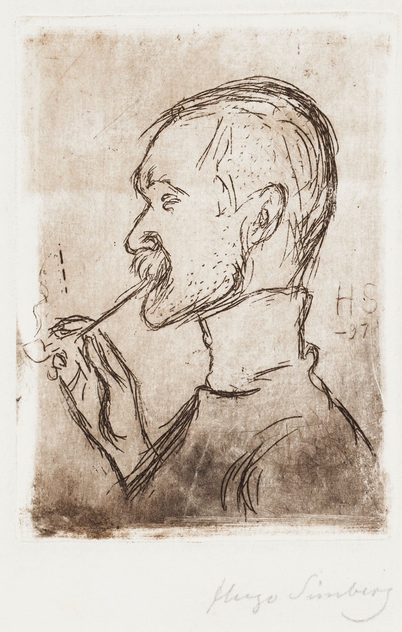 Gallen-Kallela with His Pipe by Hugo Simberg