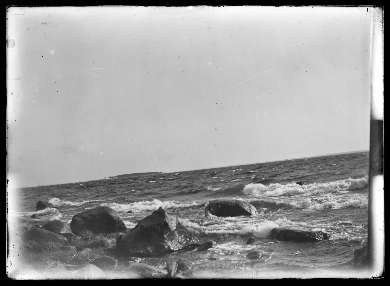 Seascape from Selkäranta, Mensin Island in the Distance by Hugo Simberg