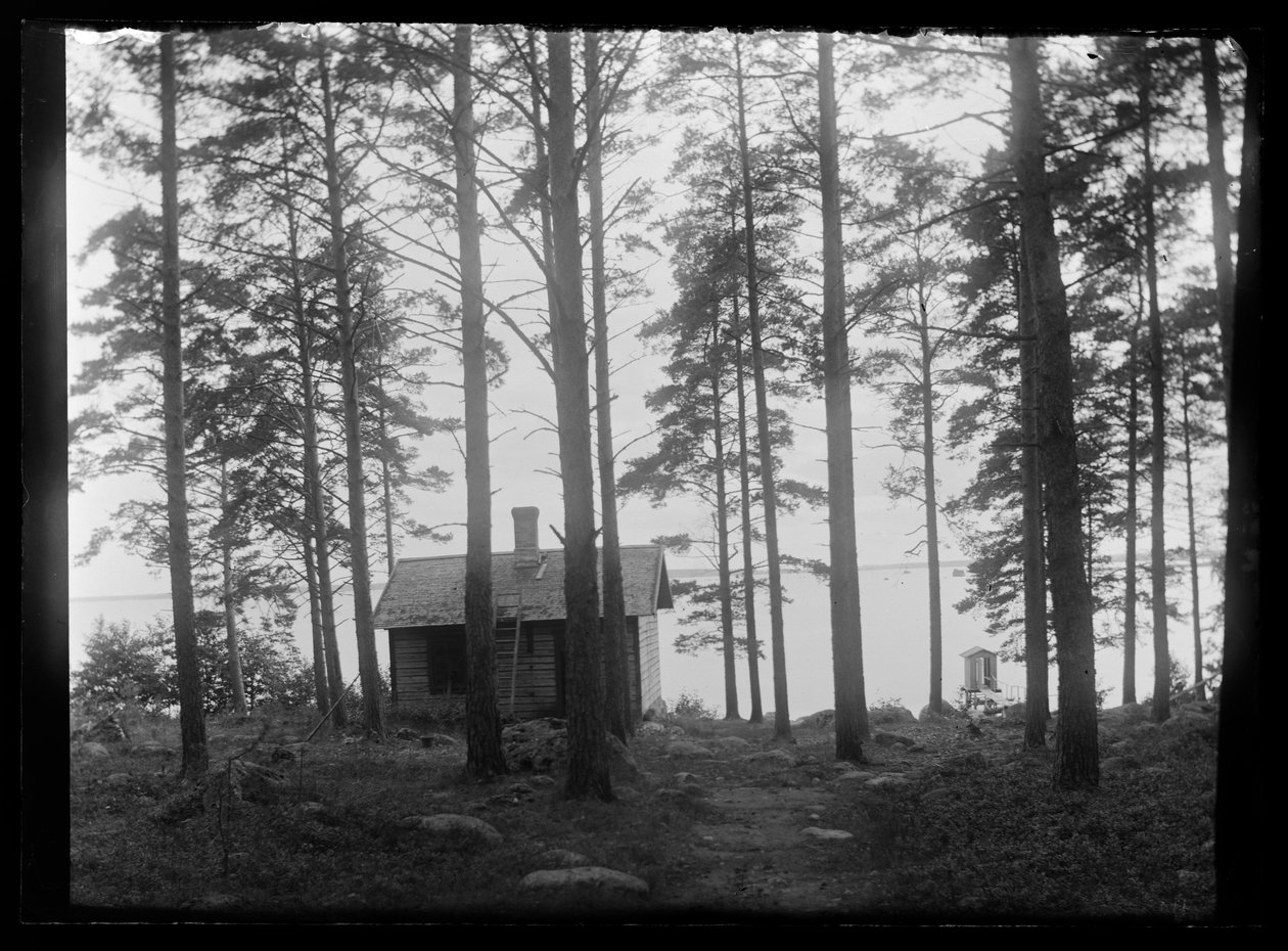 Sauna at Selkäranta by Hugo Simberg