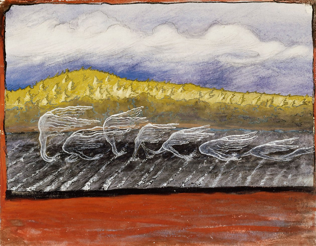 The Wind Blows by Hugo Simberg