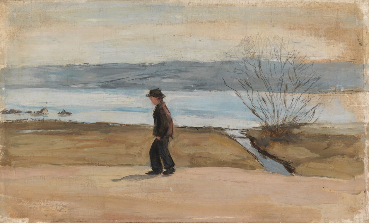 The Wounded Angel, landscape study by Hugo Simberg