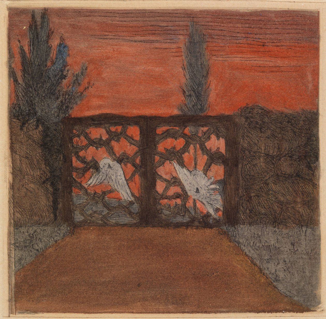 Thorn Gate by Hugo Simberg