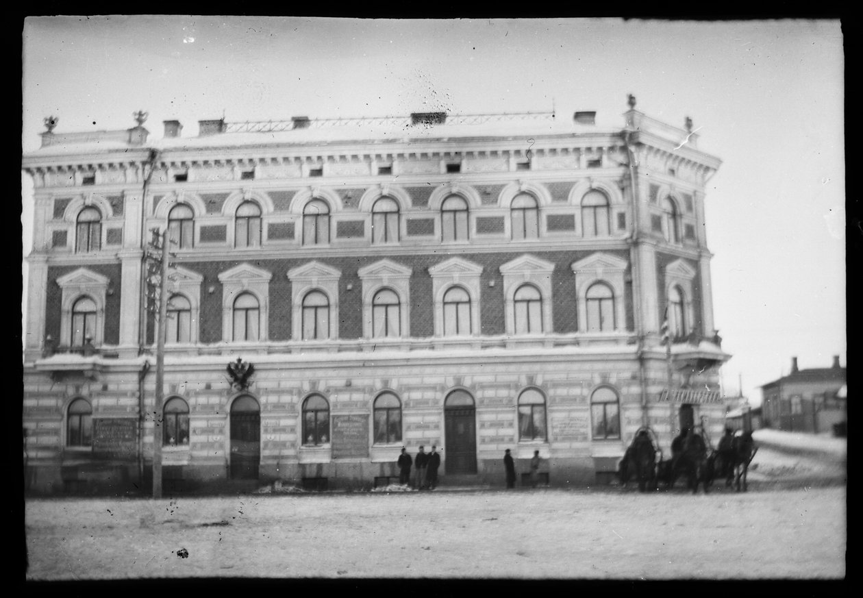 Viipuri Pharmacy House at Red Fountain Square by Hugo Simberg