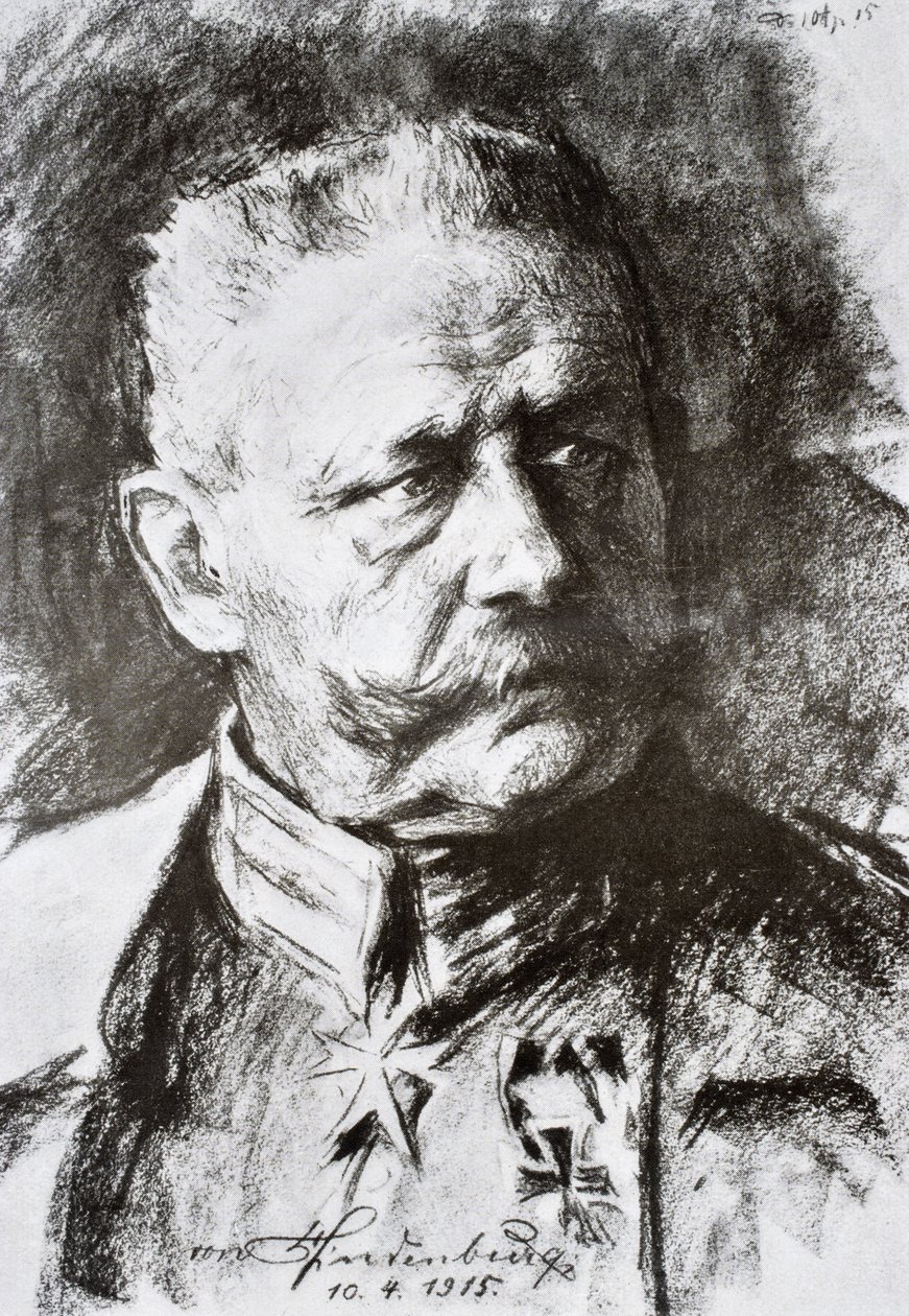 General Paul von Hindenburg by Hugo Vogel