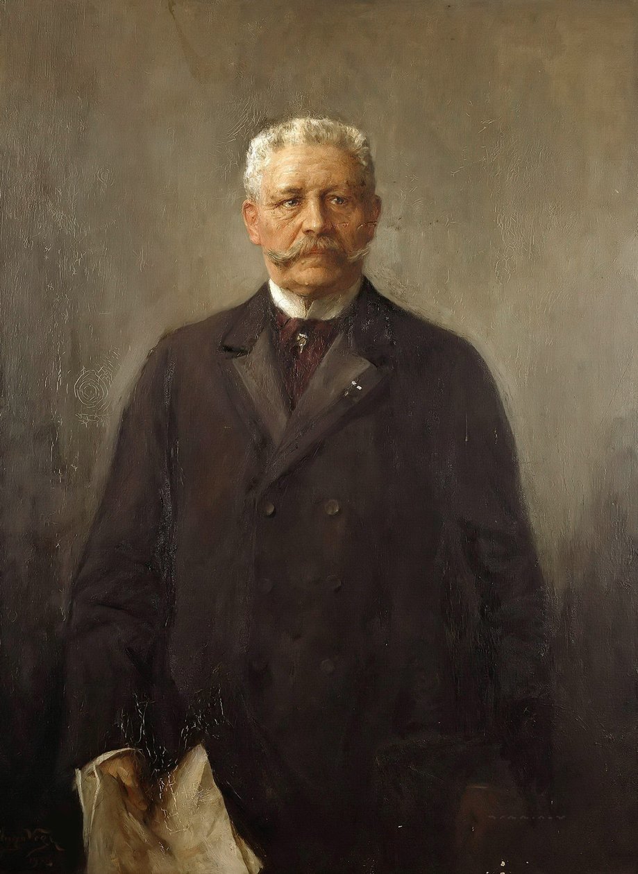 Portrait of Paul von Hindenburg by Hugo Vogel