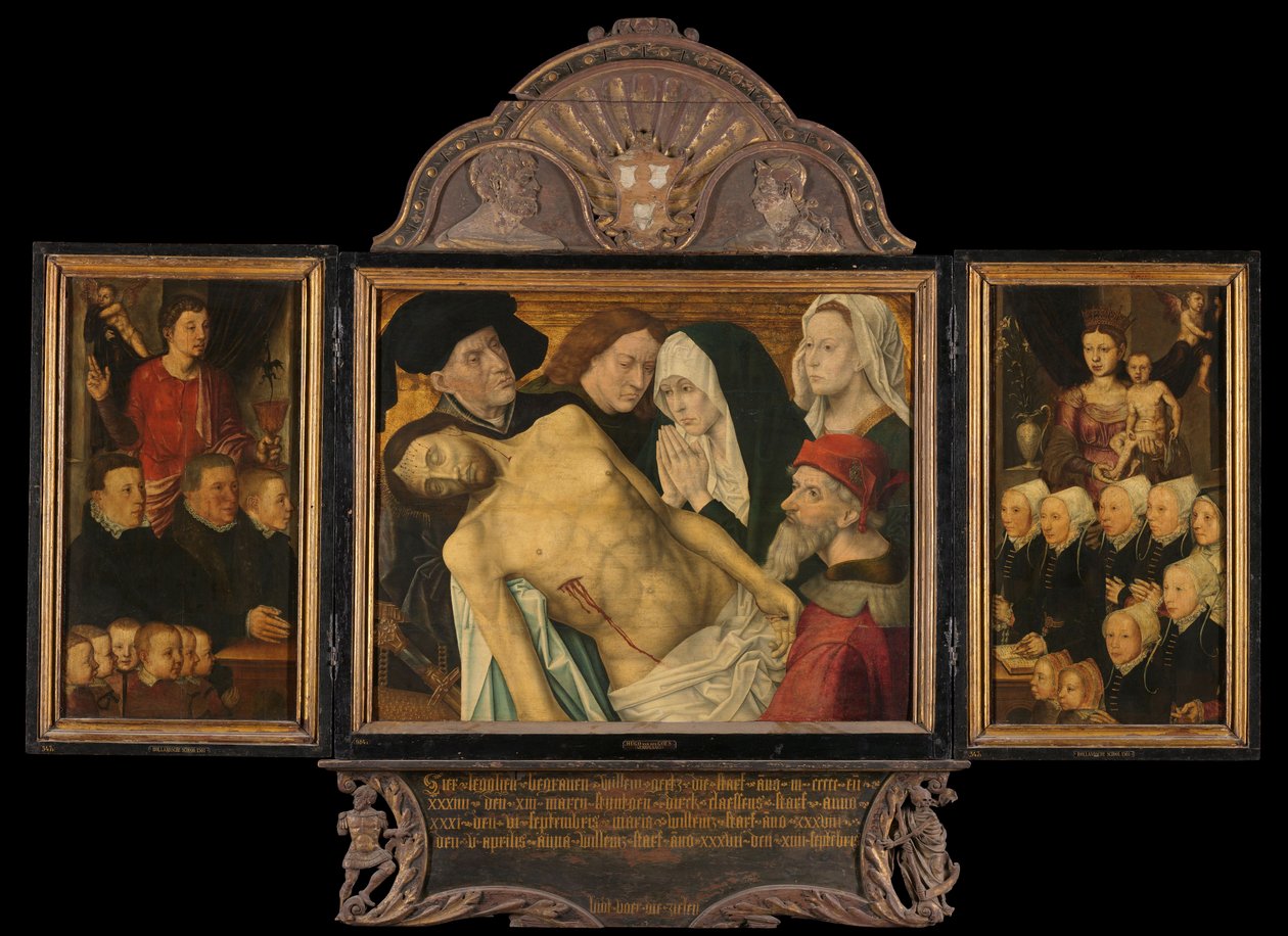 The Lamentation, c.1527 by Hugo van der (after) Goes