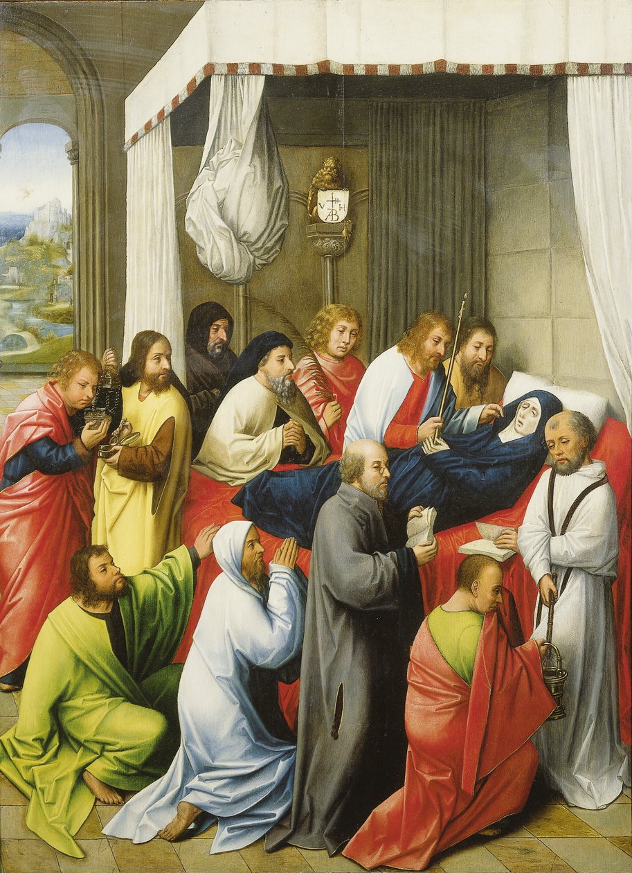 The Dormition of the Virgin by Hugo van der (follower of) Goes