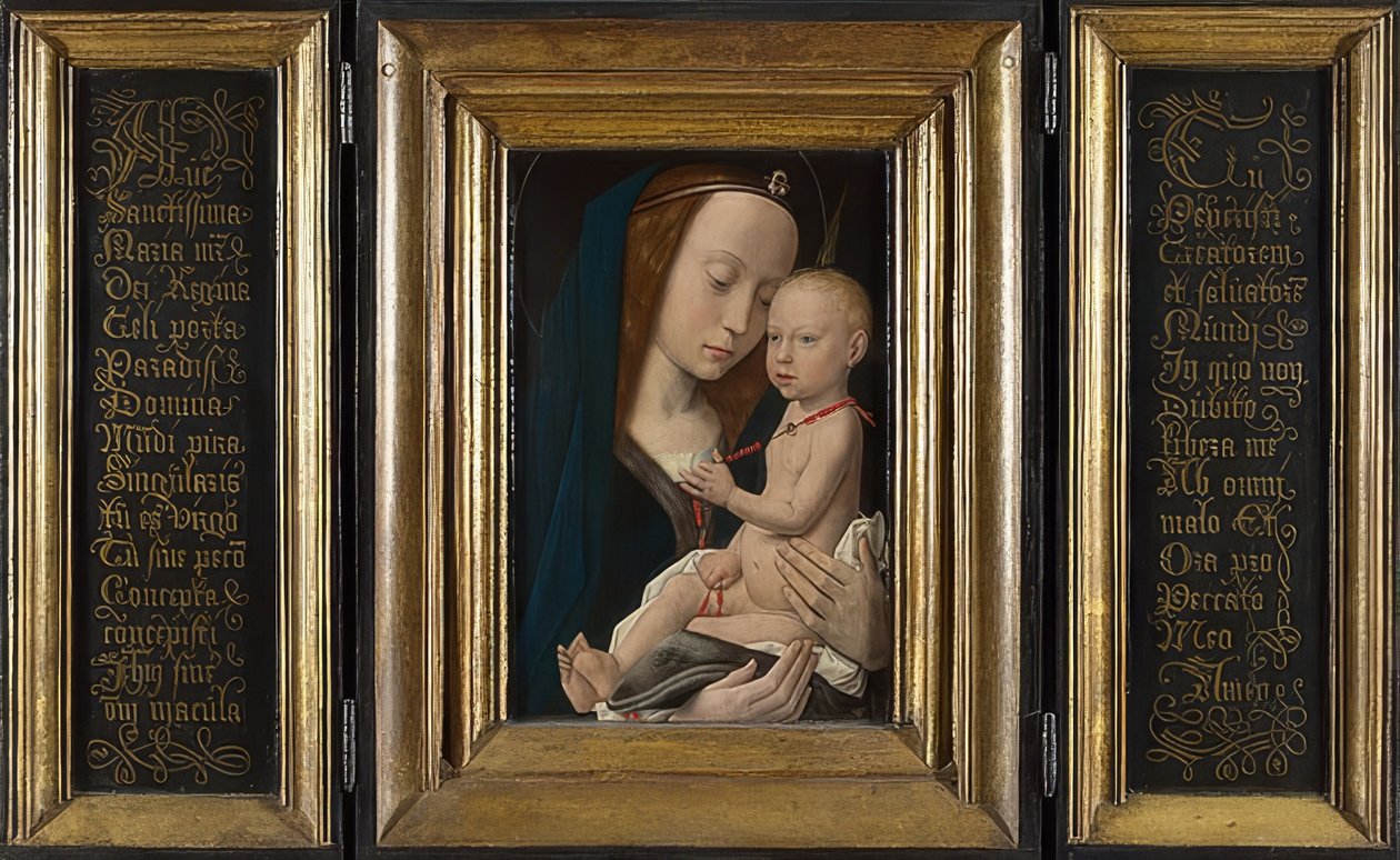Madonna with Child. Around 1485 by Hugo van der Goes