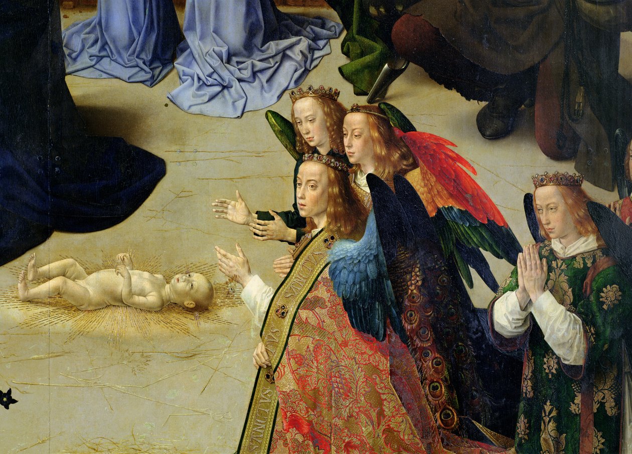 The Portinari Altarpiece (detail) by Hugo van der Goes