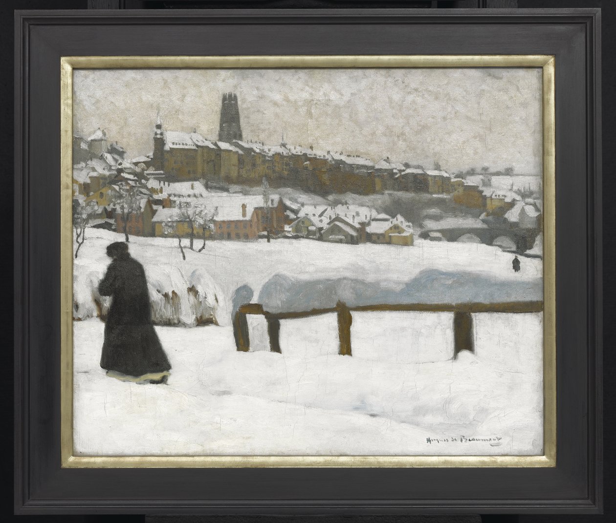 Freiburg in the Snow by Hugues de Beaumont