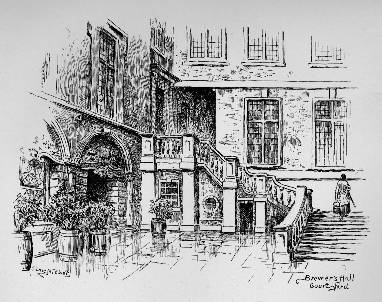 Brewers Hall Courtyard by Hume Nisbet