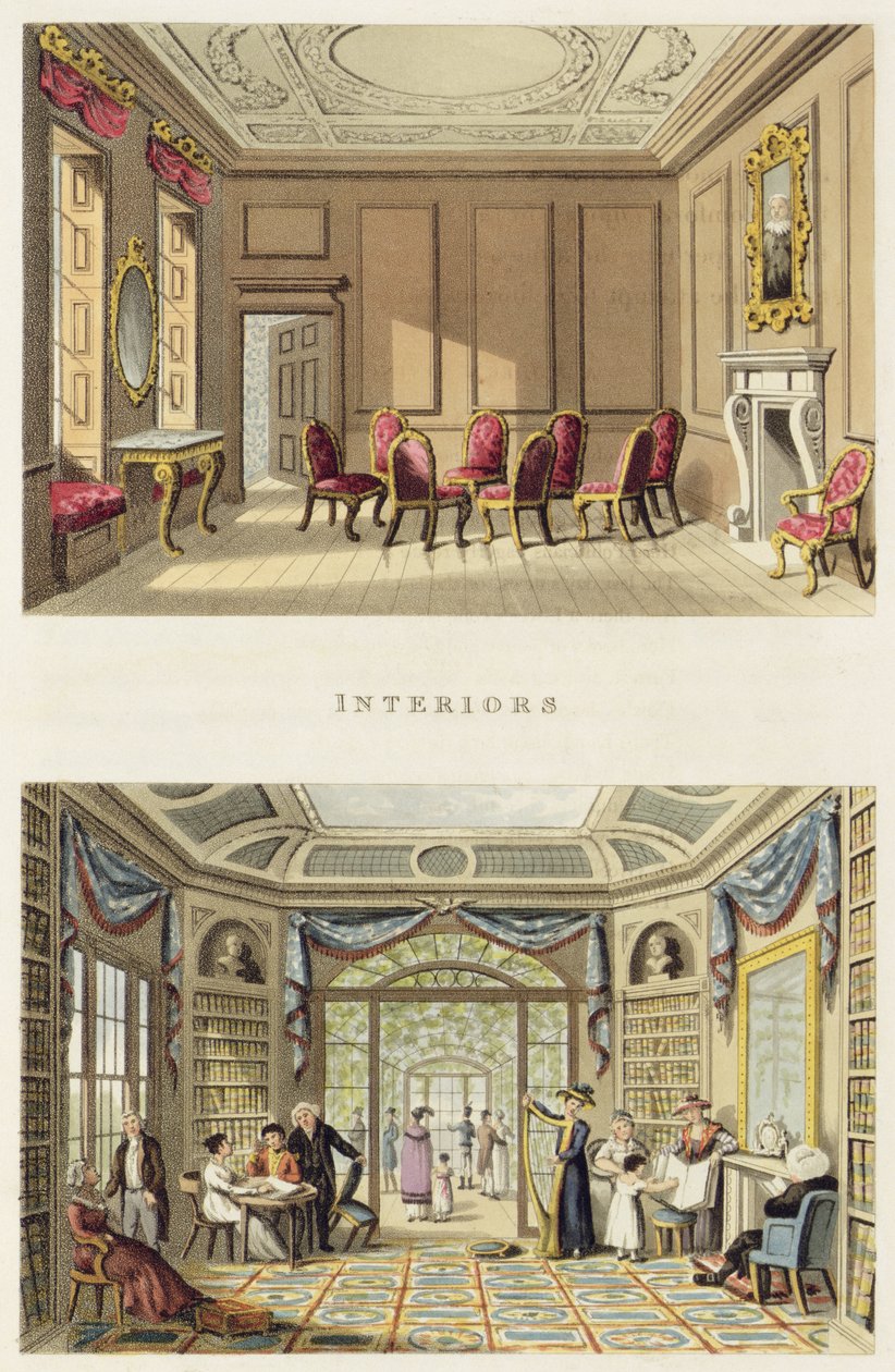 Interiors: The Old Cedar Parlour and The Modern Living Room, from 