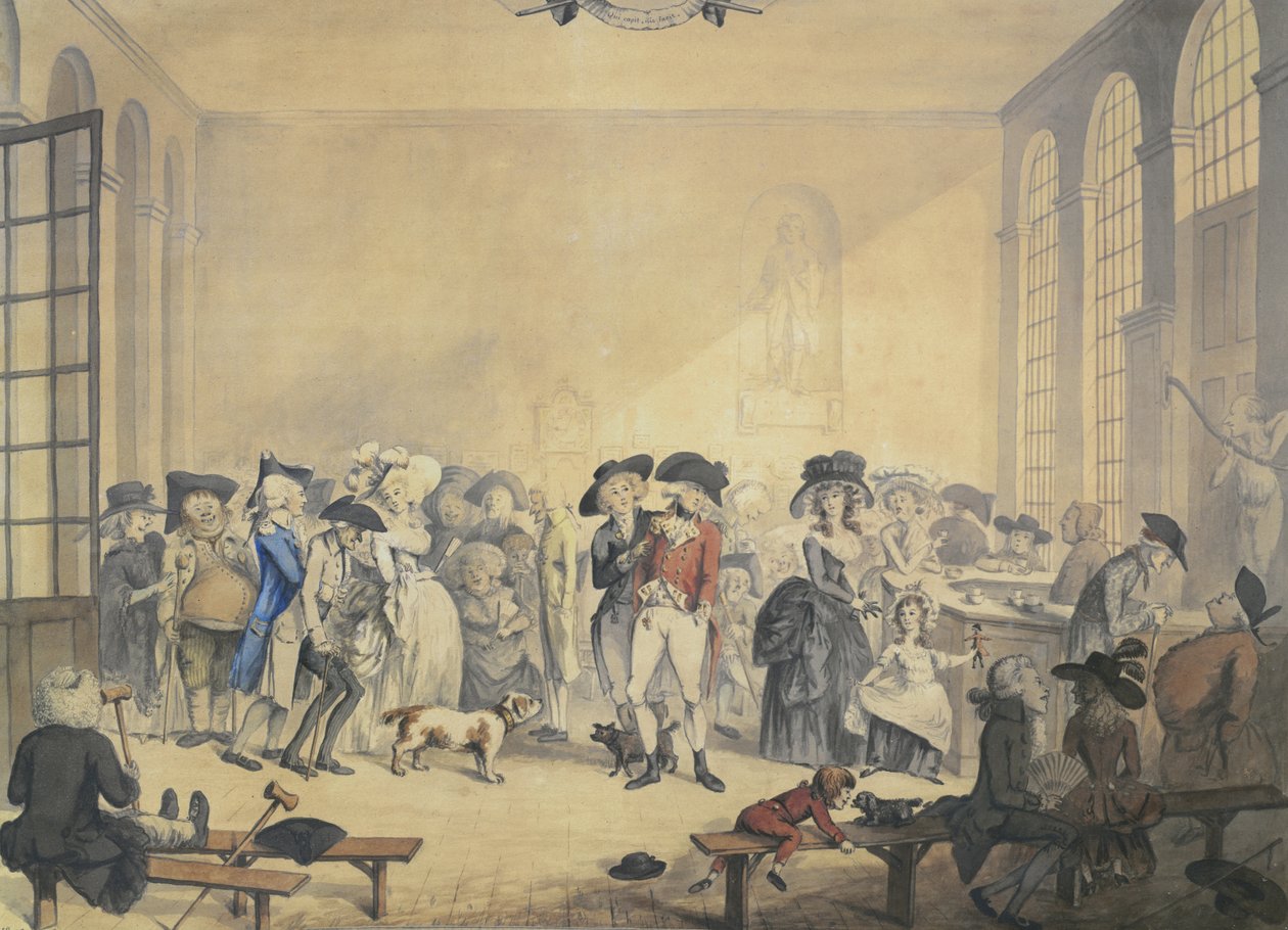 The Pump Room, Bath by Humphry Repton