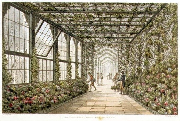 Corridor of a Conservatory, Engraved by Joseph Constantine Stadler from 