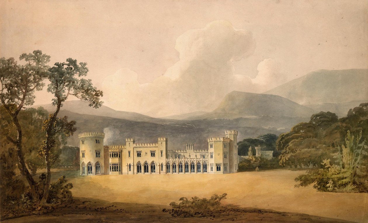 Garden Front of Shanbally Castle, County Tipperary by Humphry Repton