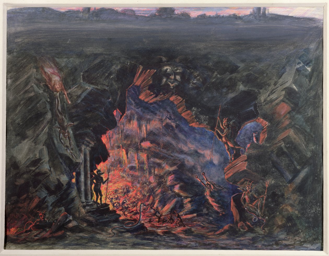 The Mouth of Hell by Hungarian School