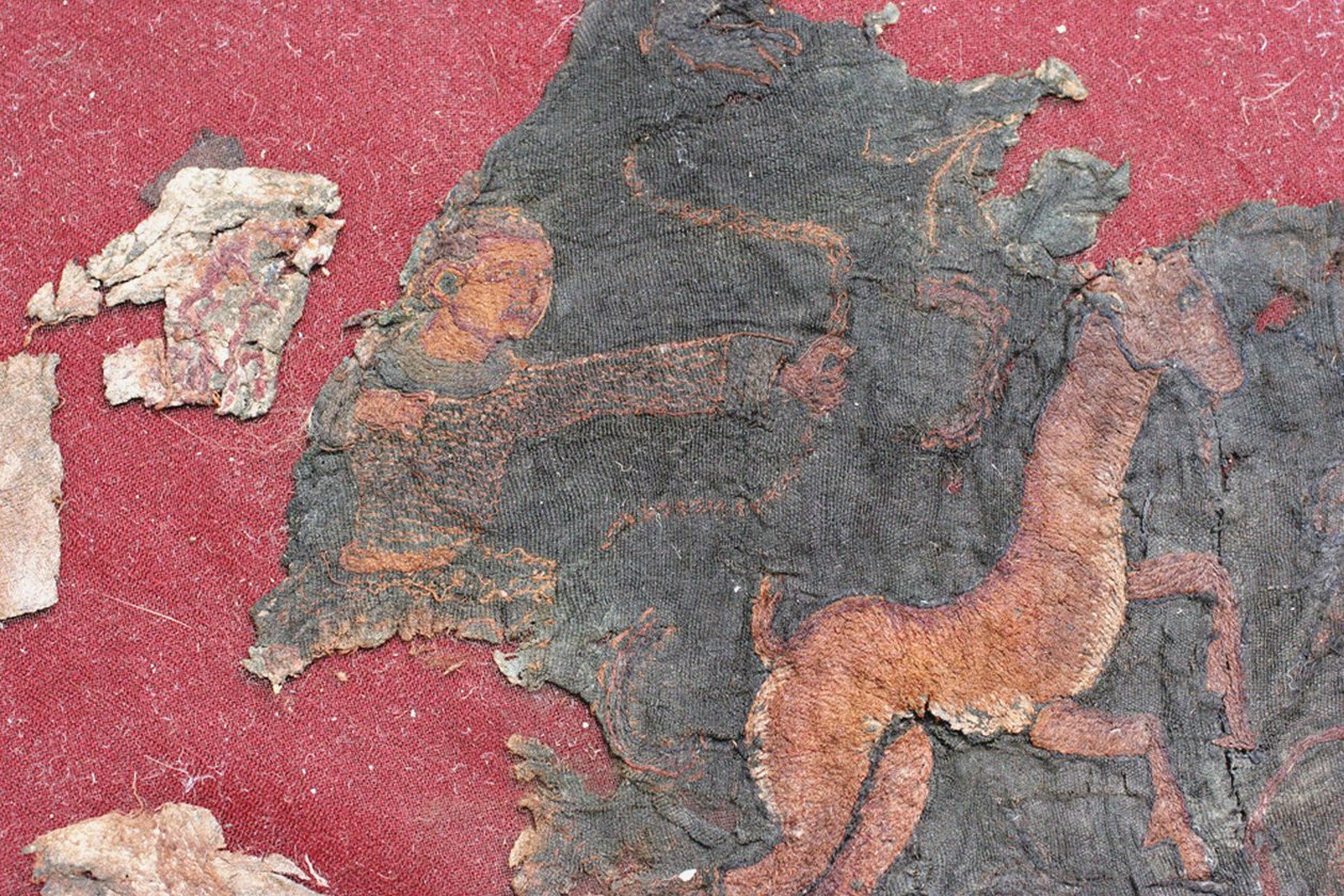 Carpet (detail), 1st century AD by Hunnic Art