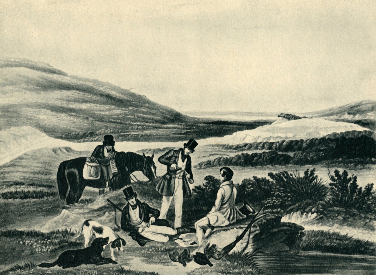 Grouse Shooting by the Southerner, 1841, 1946 by Hunt