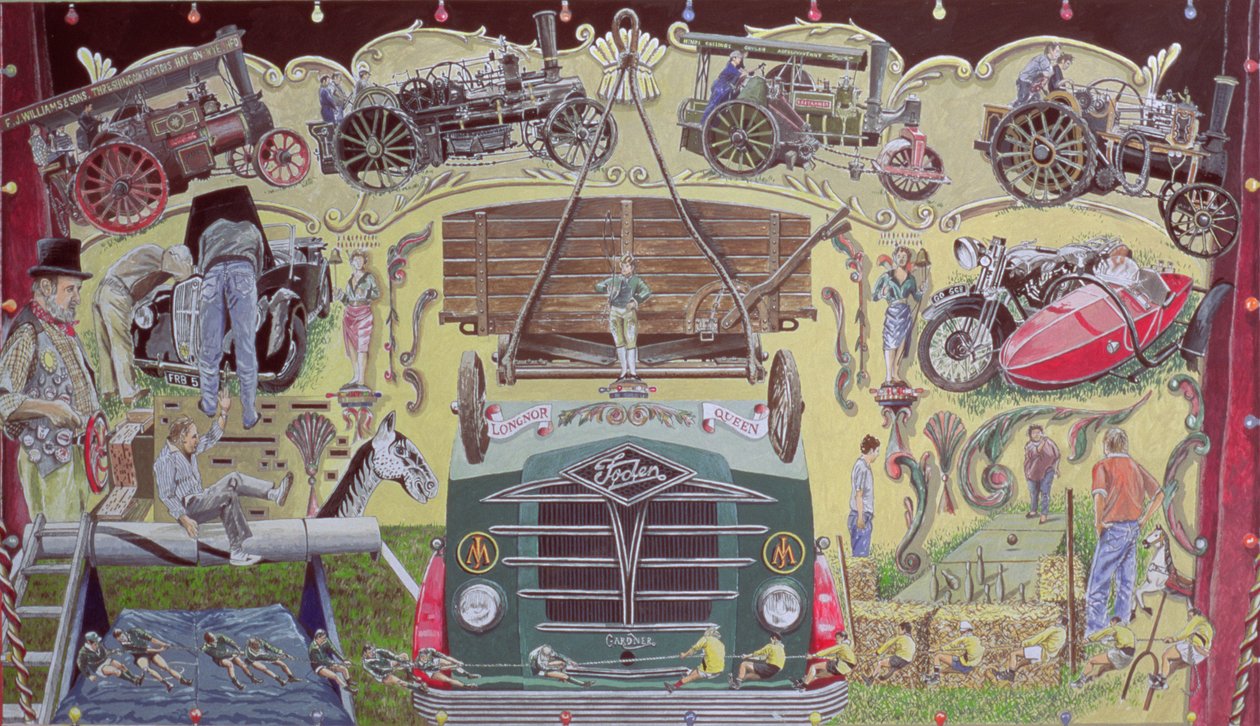 At the Vintage Show, 1993 by Huw S. Parsons