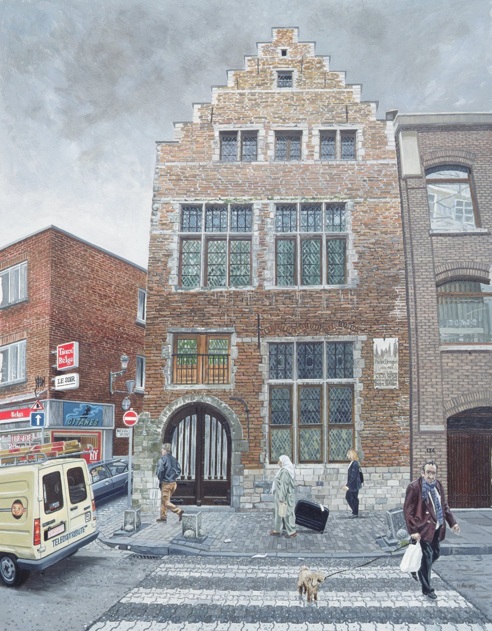 Pieter Brueghels House in Brussels, 1996 by Huw S. Parsons