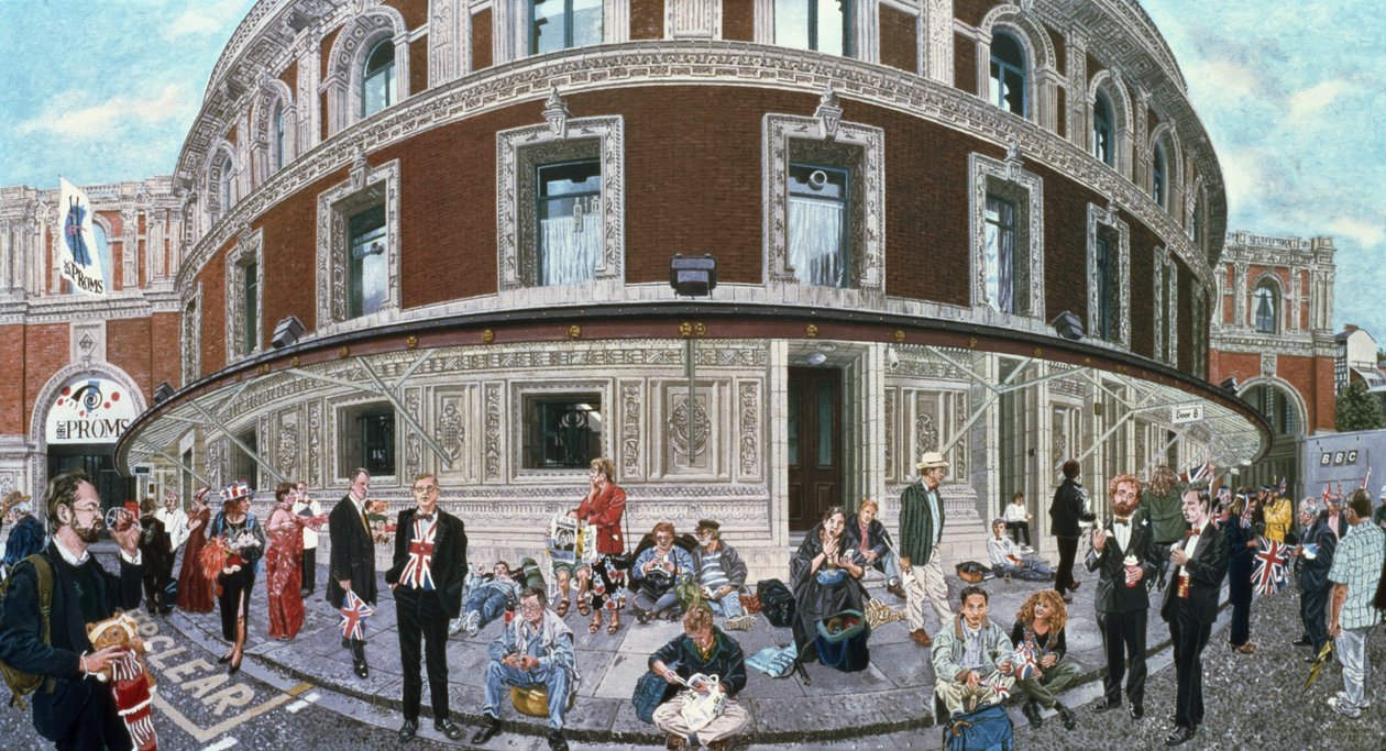 Promenaders at The Last Night, Royal Albert Hall by Huw S. Parsons