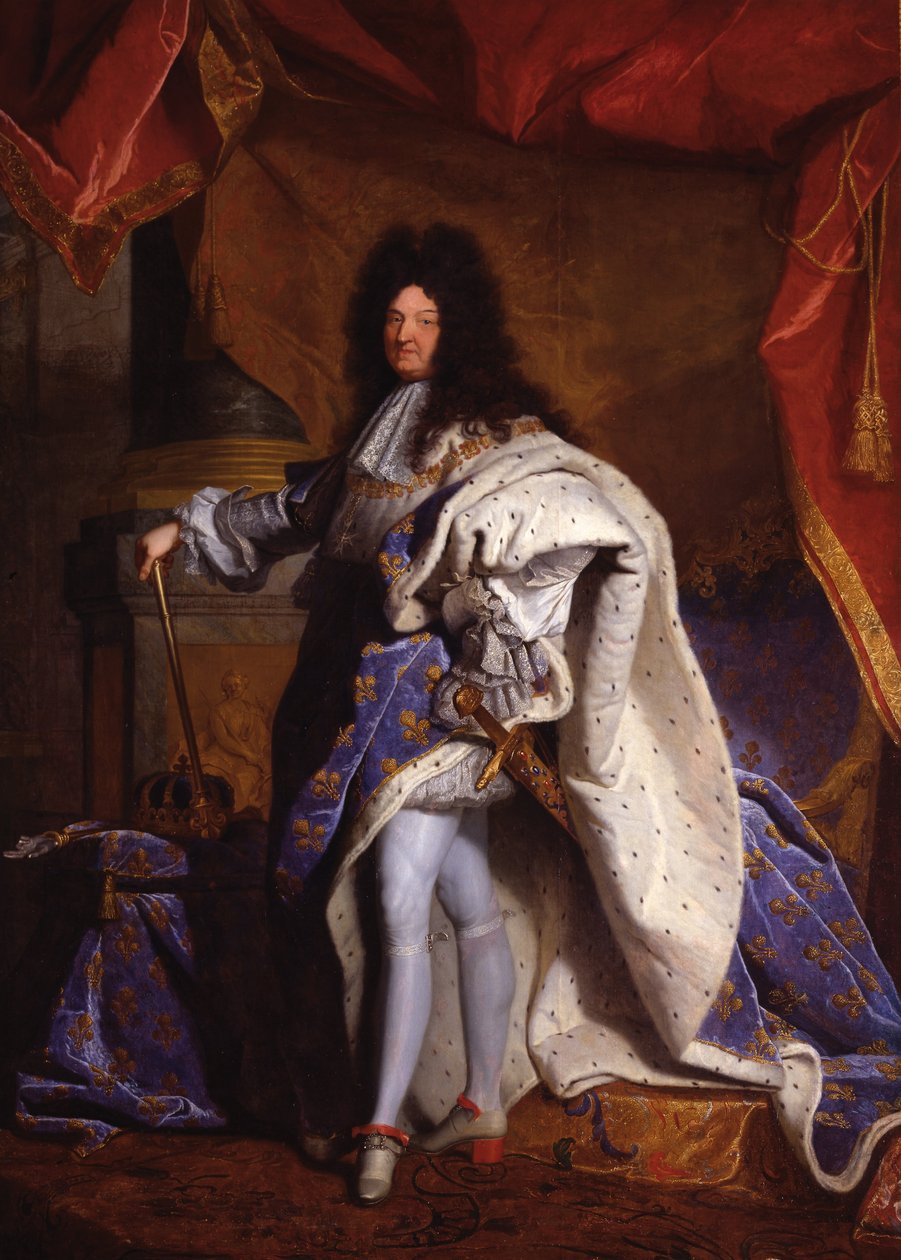 Louis XIV, King of France (1638-1715) by Hyacinthe Francois Rigaud
