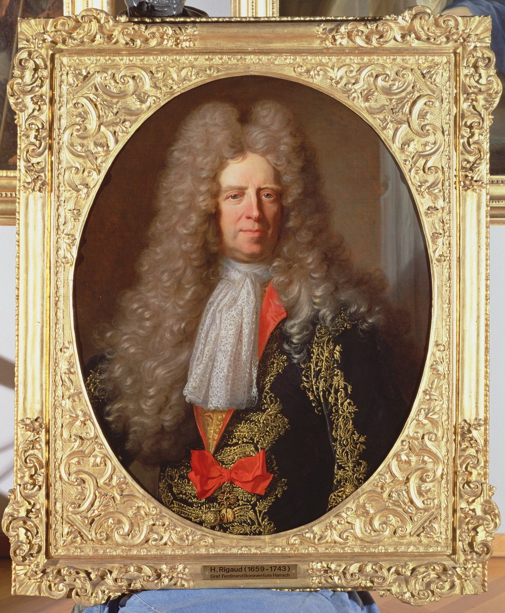 Count Ferdinand Bonaventura Harrach, Chief Steward to King Leopold I of Hungary by Hyacinthe Francois Rigaud