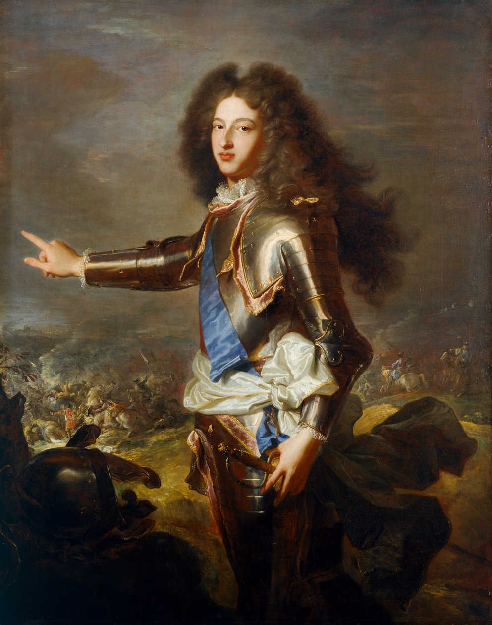 Louis, Duc de Bourgogne, c.1702 by Hyacinthe Francois Rigaud