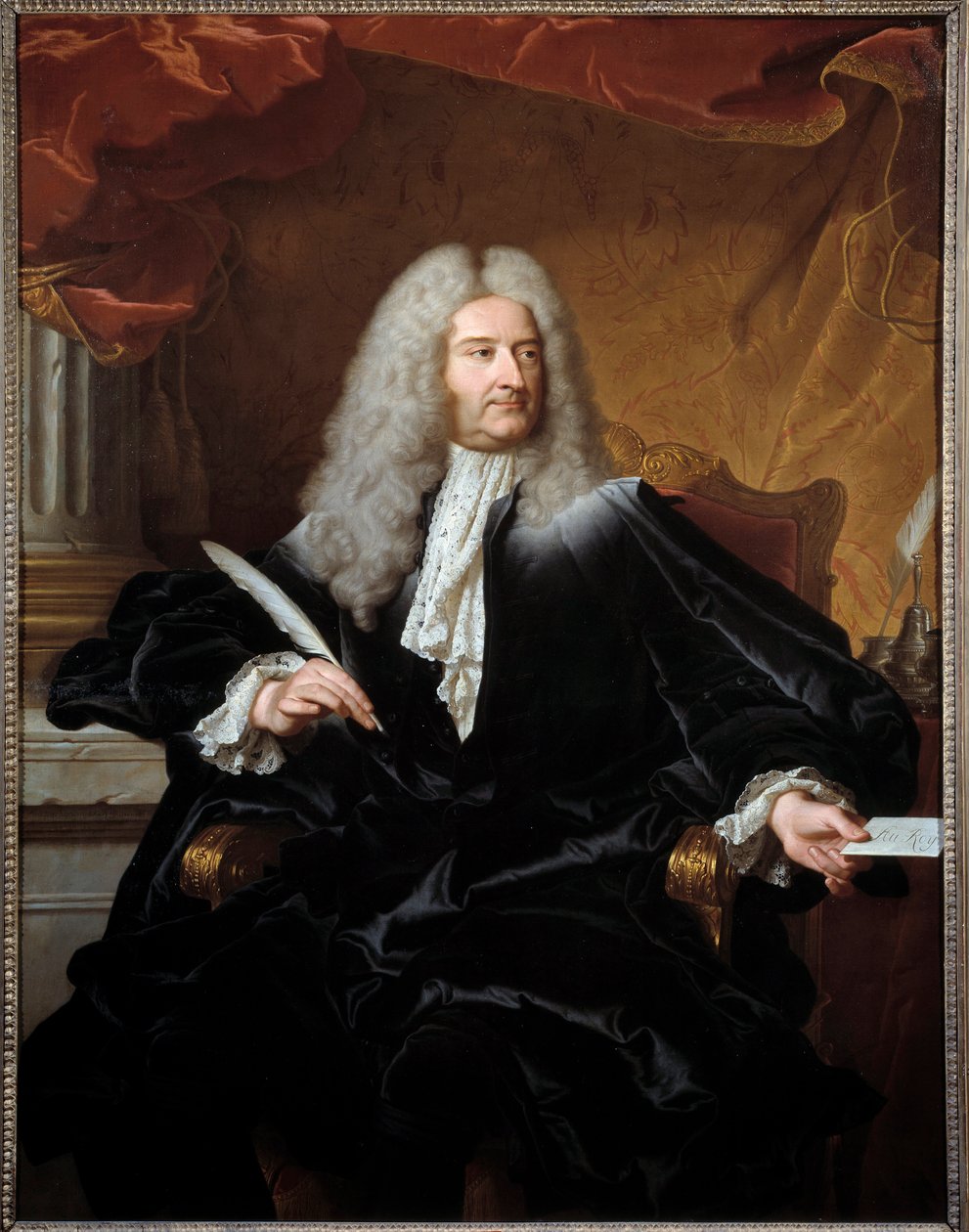 Portrait of Louis Germain de Chauvelin by Hyacinthe Francois Rigaud