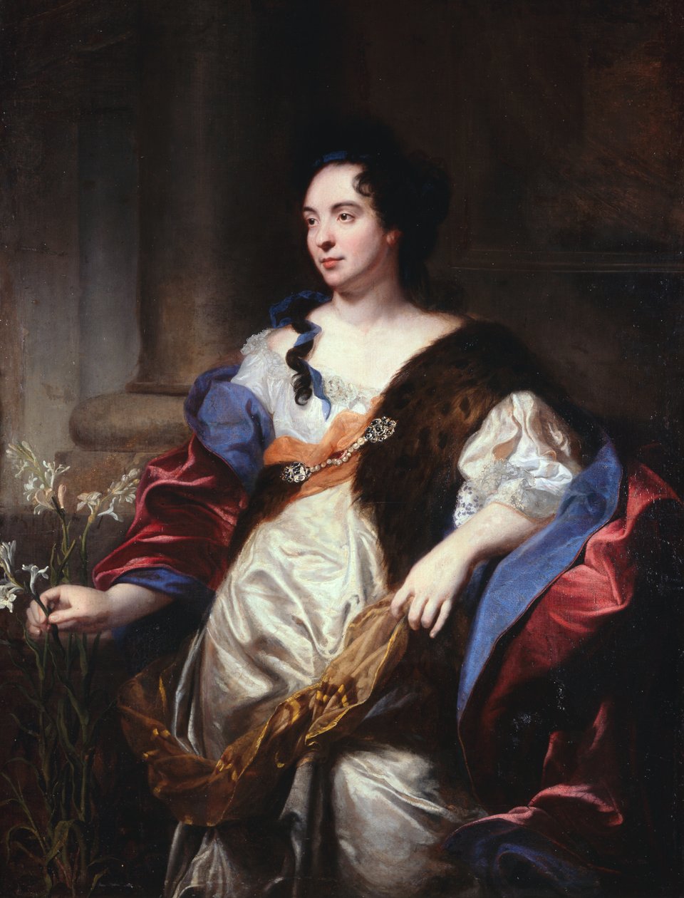 Portrait of Marie Cadenne, wife of Desjardins by Hyacinthe Francois Rigaud