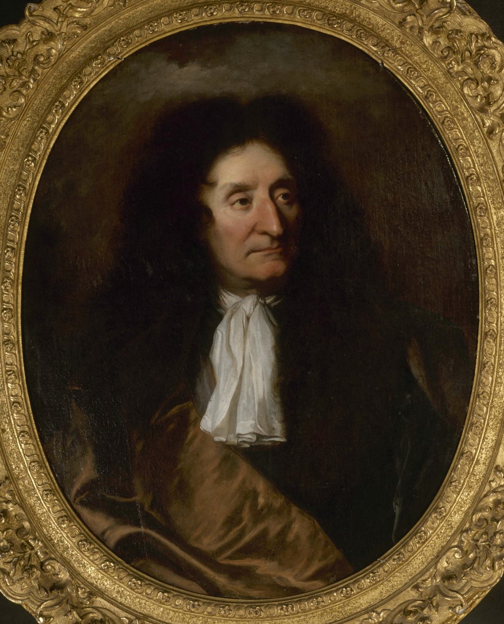 Portrait of Jean de La Fontaine by Hyacinthe François Honoré Rigaud