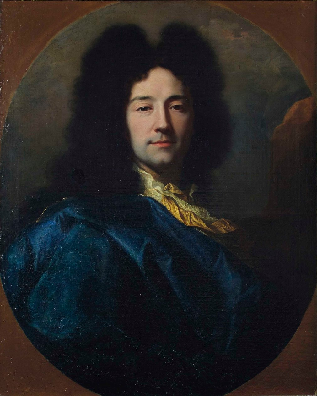 Self-Portrait (Blue Coat) by Hyacinthe François Honoré Rigaud