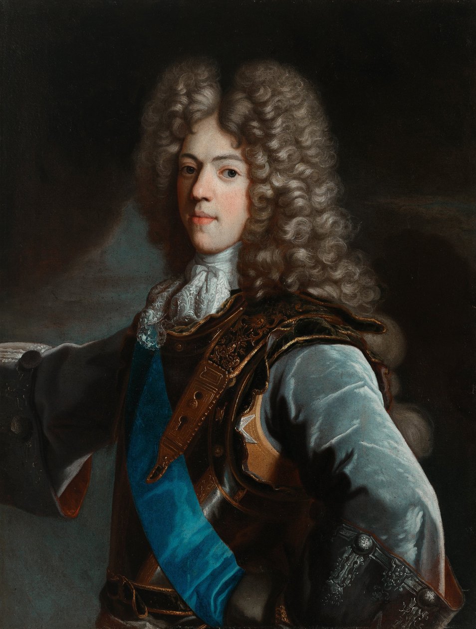 Portrait of Konstanty Wladyslaw Sobieski 1680-1726 by Hyacinthe François Honoré Rigaud Circle of