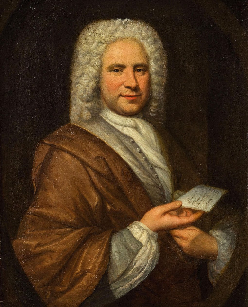 Portrait of the Composer and Flautist Michel de la Barre, First Third of 18th Century by Hyacinthe François Honoré Rigaud Circle of