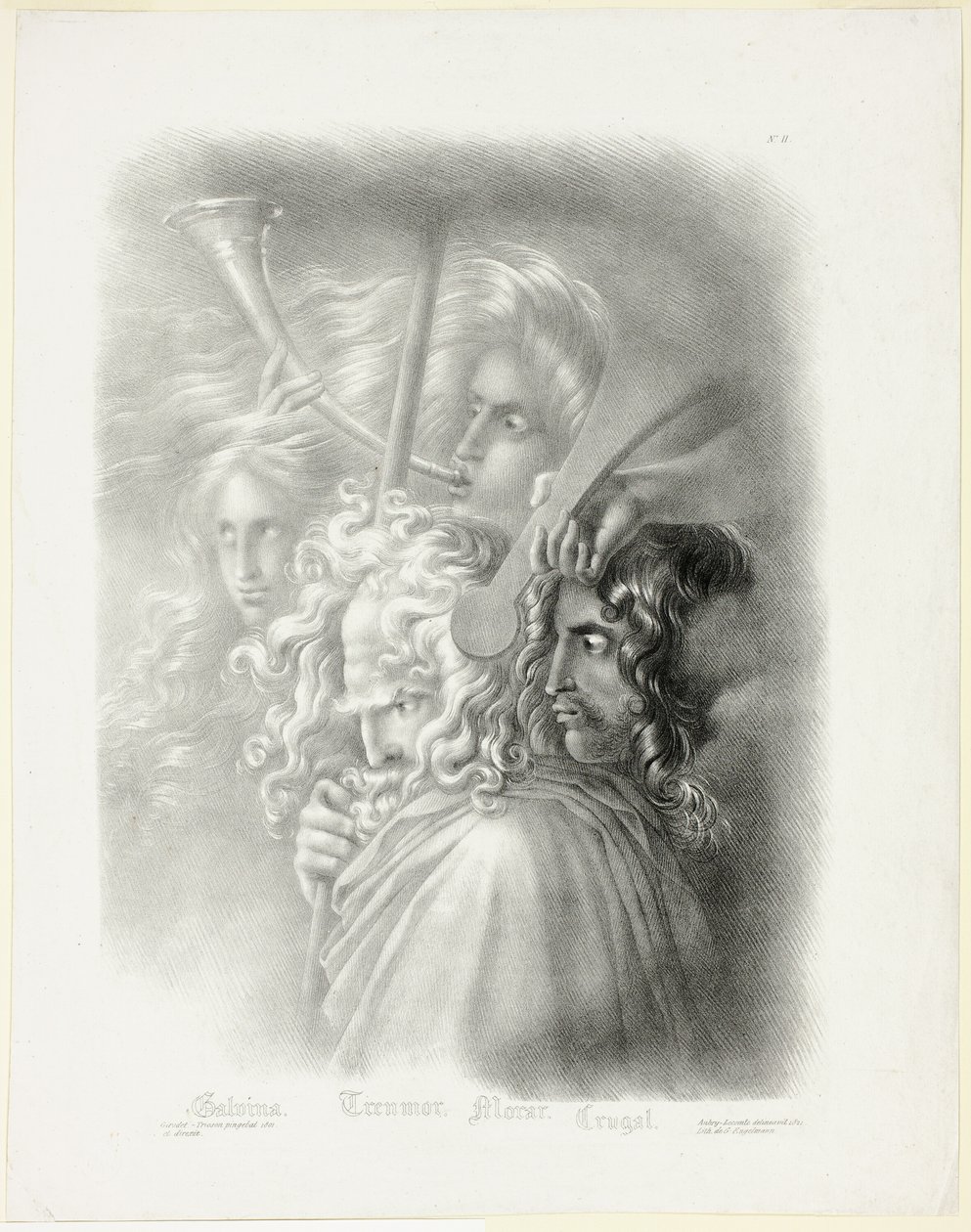 Galvina, from Collection of Study Heads by Hyacinthe Louis Aubry Lecomte